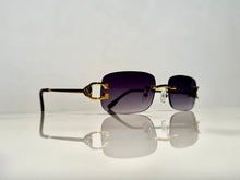 Load image into Gallery viewer, Bonano Venician Gold Rimless Sunglasses Frame
