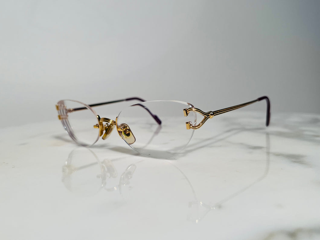 Cartier C’Decor Eyeglasses Glasses Frame