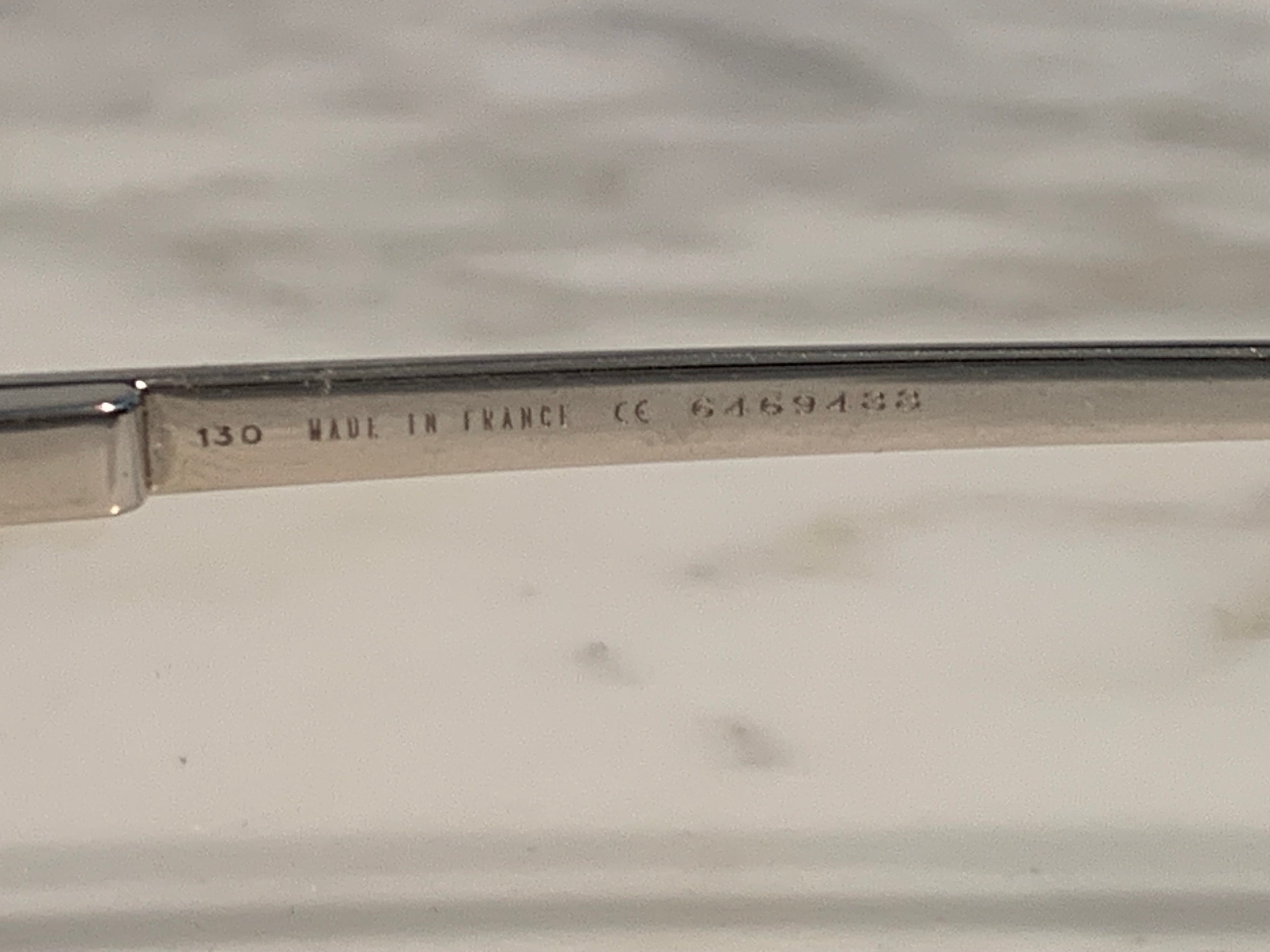 Cartier Santos Dumont Silver Sunglasses