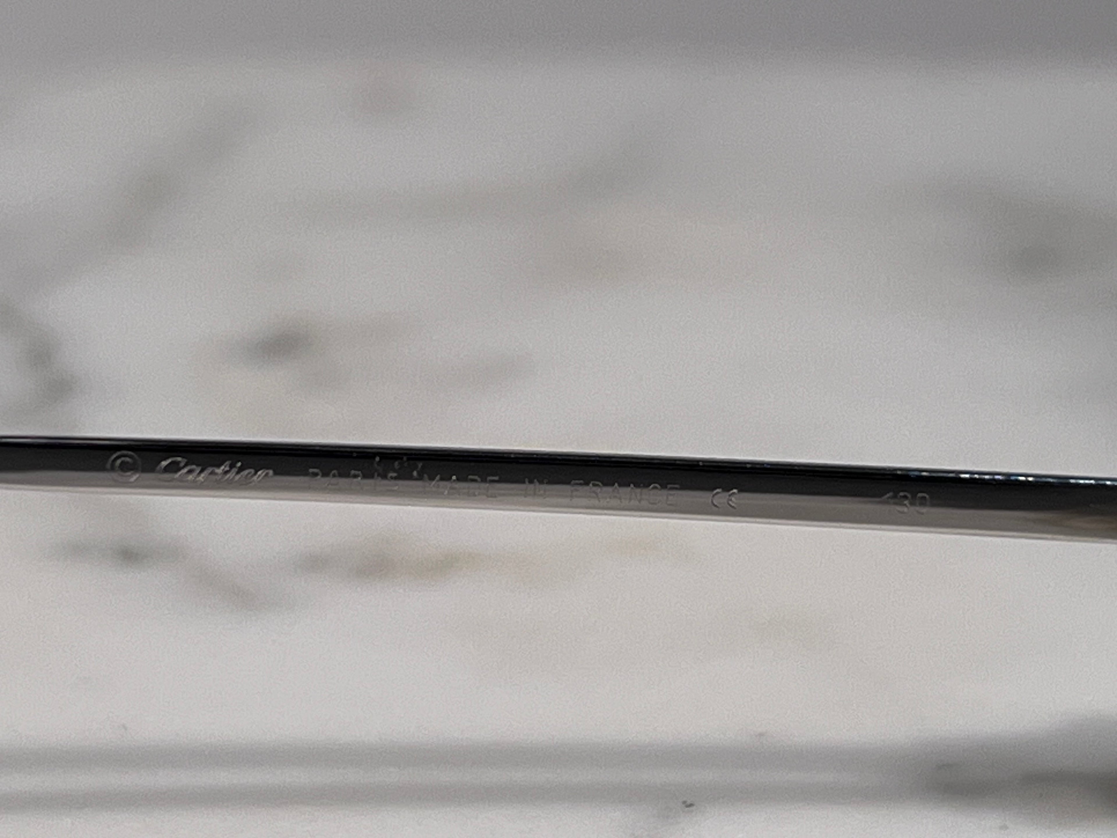 Cartier Diamond Scala C’Decor Eyeglasses Glasses Frame