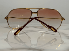 Load image into Gallery viewer, Cartier Gold Santos Laquer Frames Sunglasses Glasses
