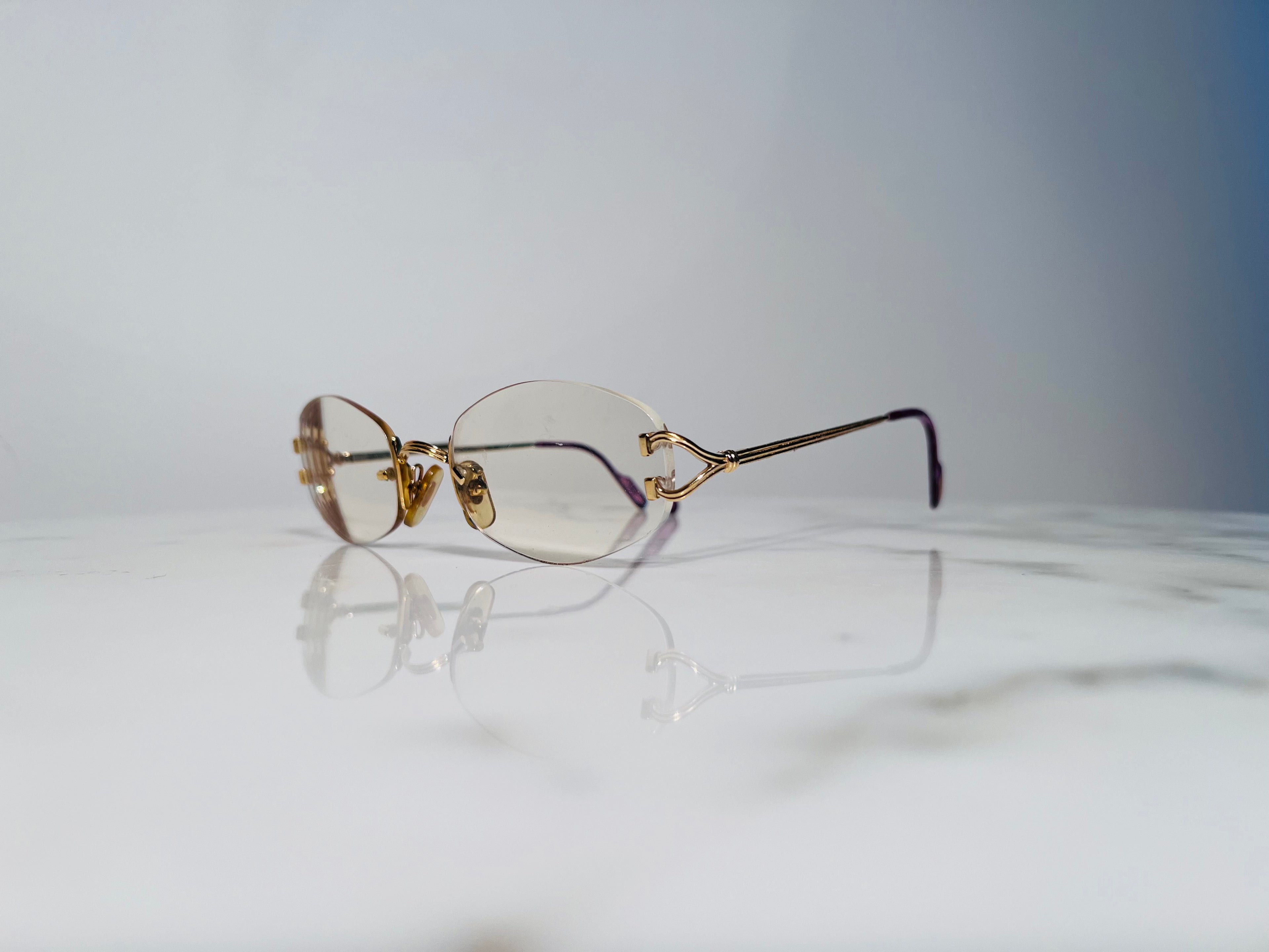 Cartier Portofino Gold C’Decor Eyeglasses Glasses Frame