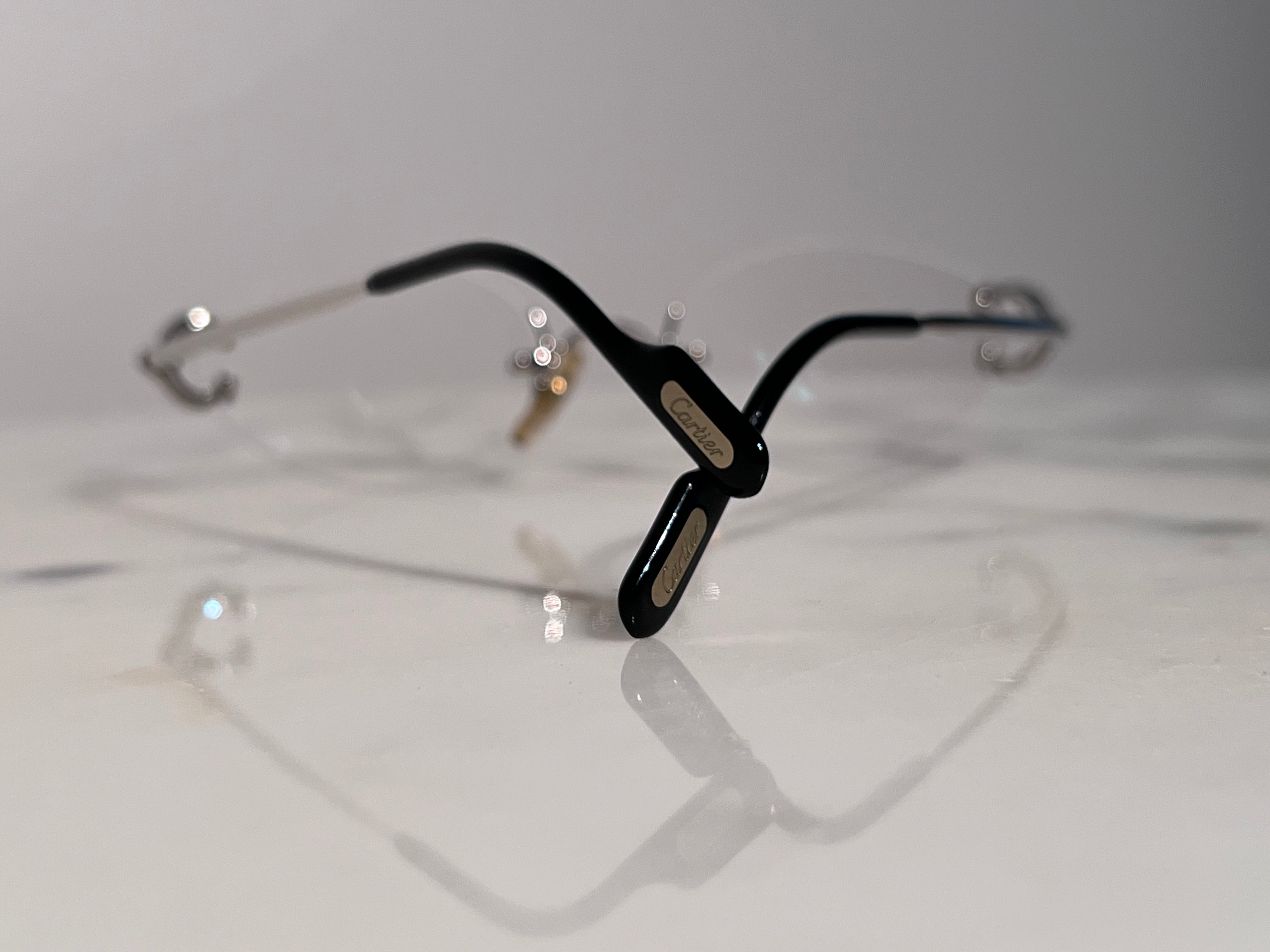 Cartier Diamond Scala C’Decor Eyeglasses Glasses Frame