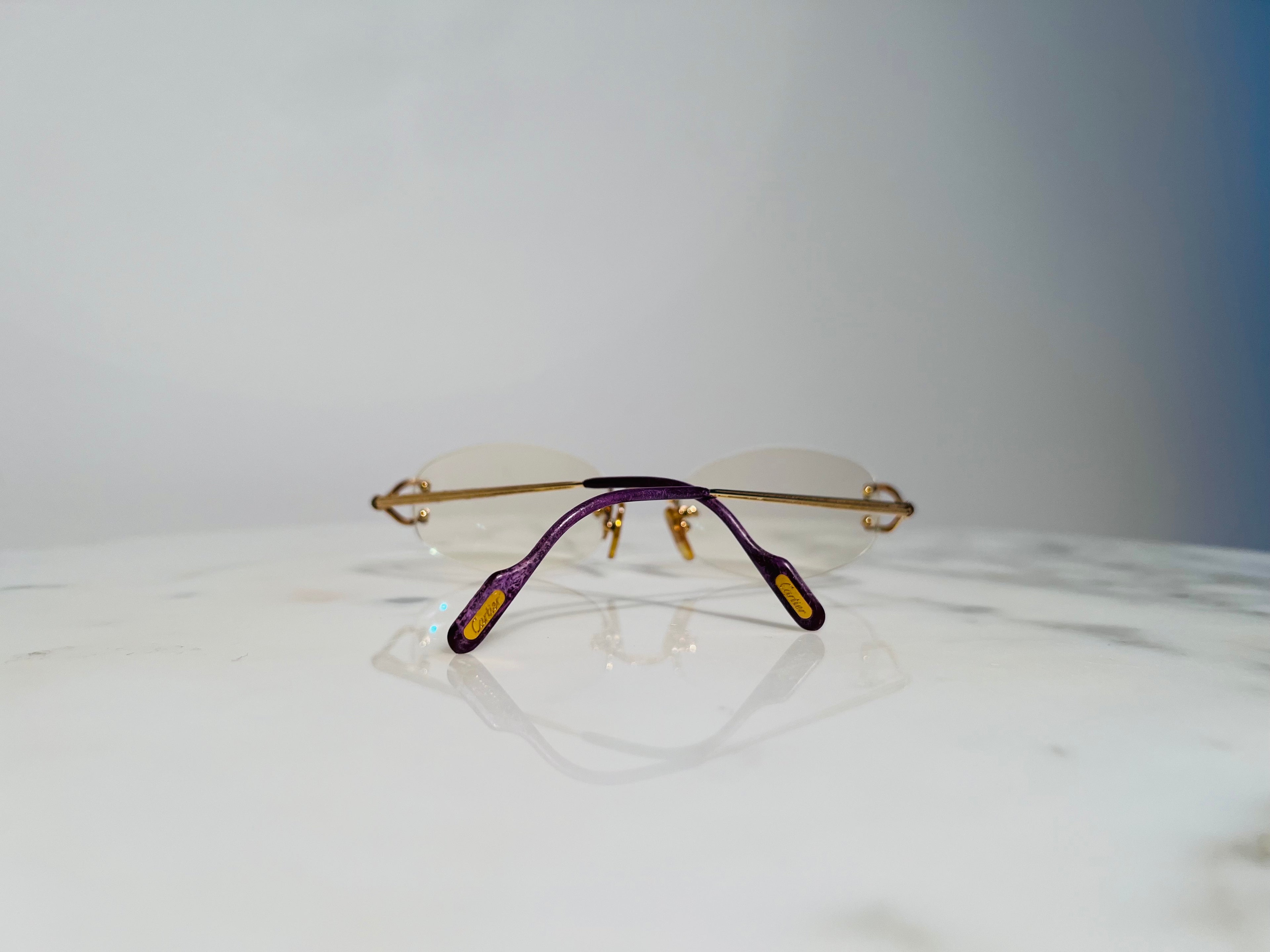 Cartier Portofino Gold C’Decor Eyeglasses Glasses Frame