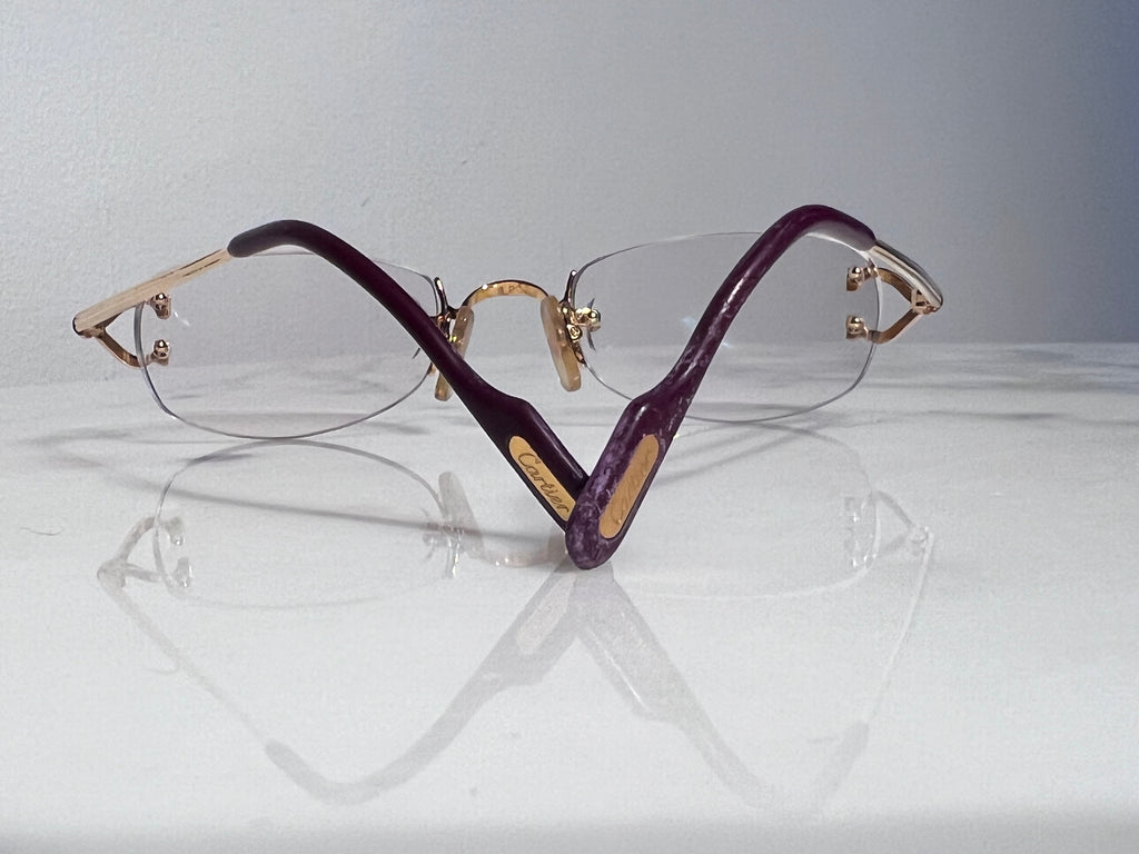 Cartier Portofino Gold C’Decor Eyeglasses Glasses Frame