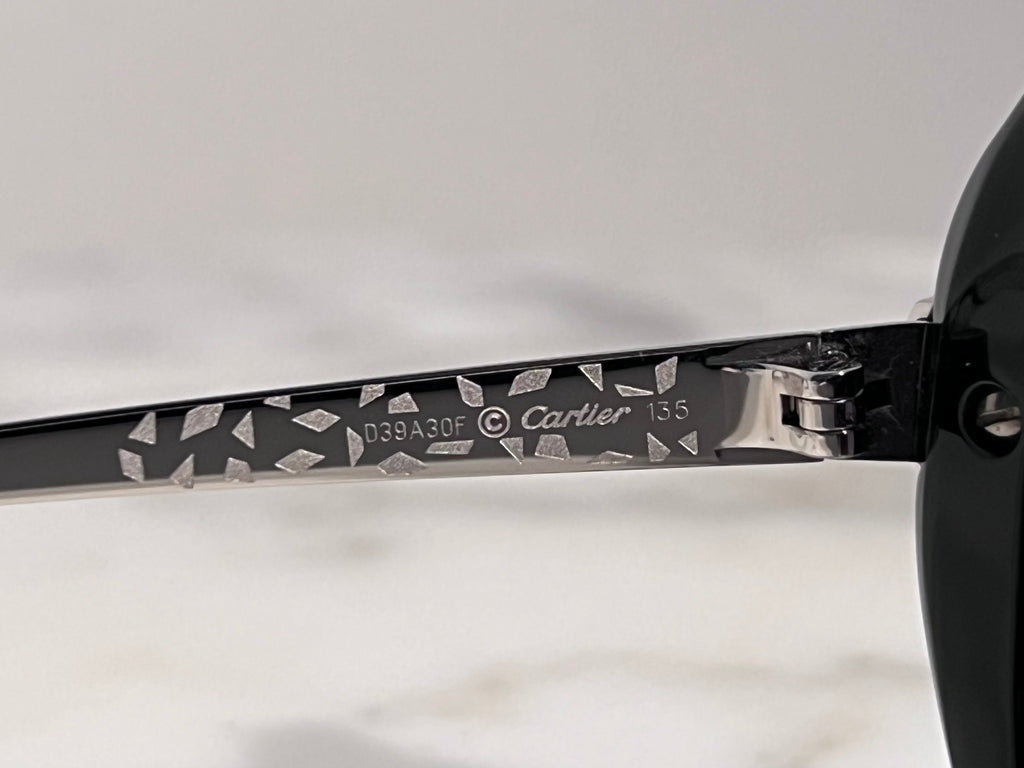 Cartier Panthere Acetate Grey Sunglasses
