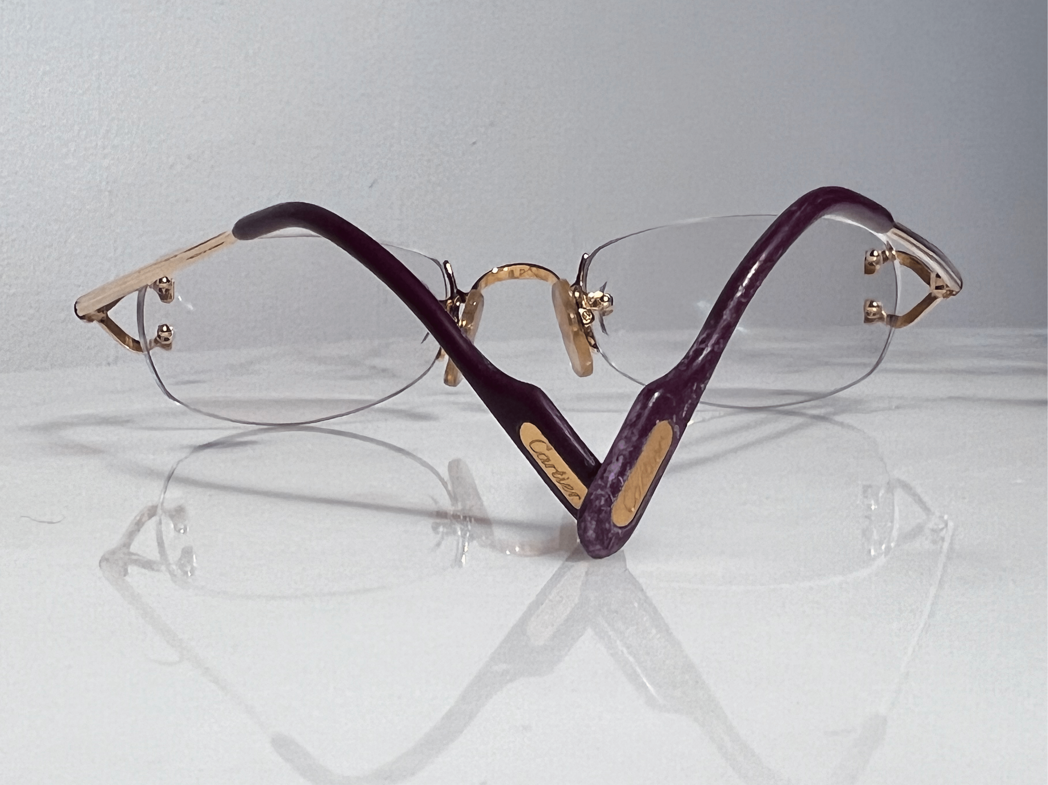 Cartier Portofino Gold C’Decor Eyeglasses Glasses Frame