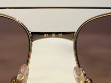 Load image into Gallery viewer, Cartier Santos Aviator Gold Sunglasses 2023
