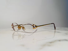 Load image into Gallery viewer, Cartier Scala Gold C’Decor Eyeglasses Glasses Frame
