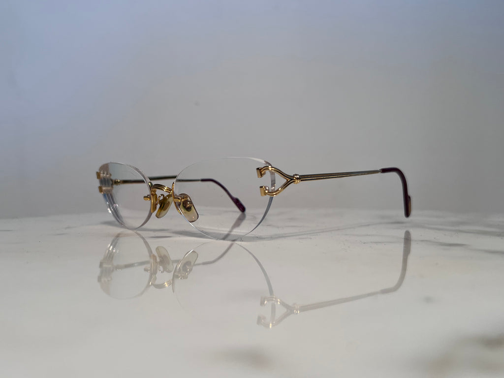 Cartier C’Decor Eyeglasses Glasses Frame