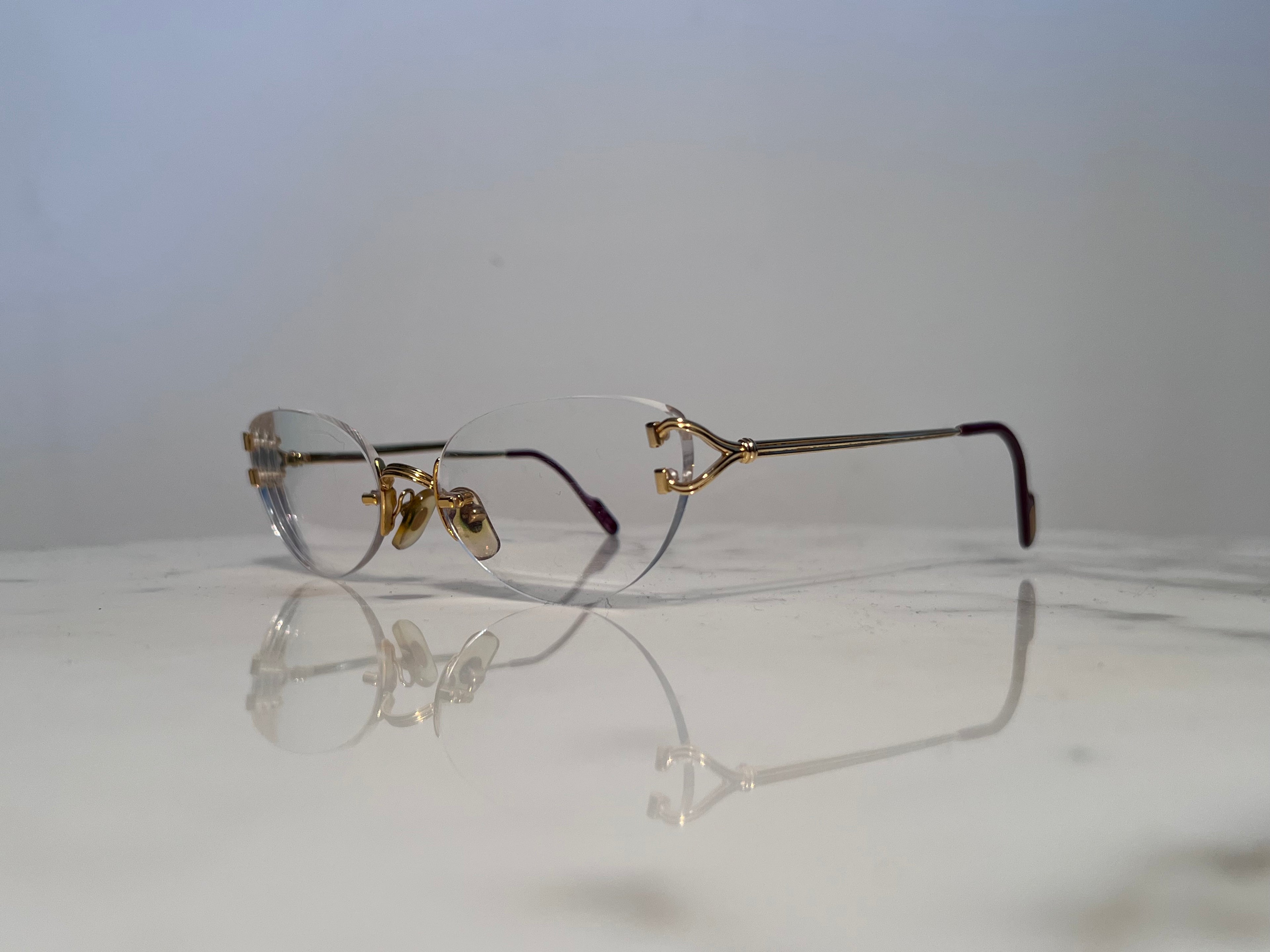 Cartier C’Decor Eyeglasses Glasses Frame