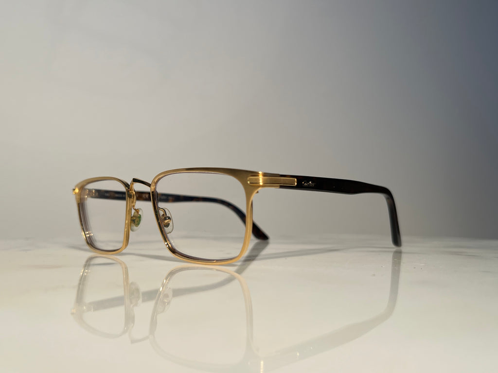 Cartier Tortoise Gold Eyeglasses Frame