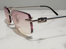 Load image into Gallery viewer, Cartier 18k Solid White Gold Frames Sunglasses Glasses Buffalo Horn Wire
