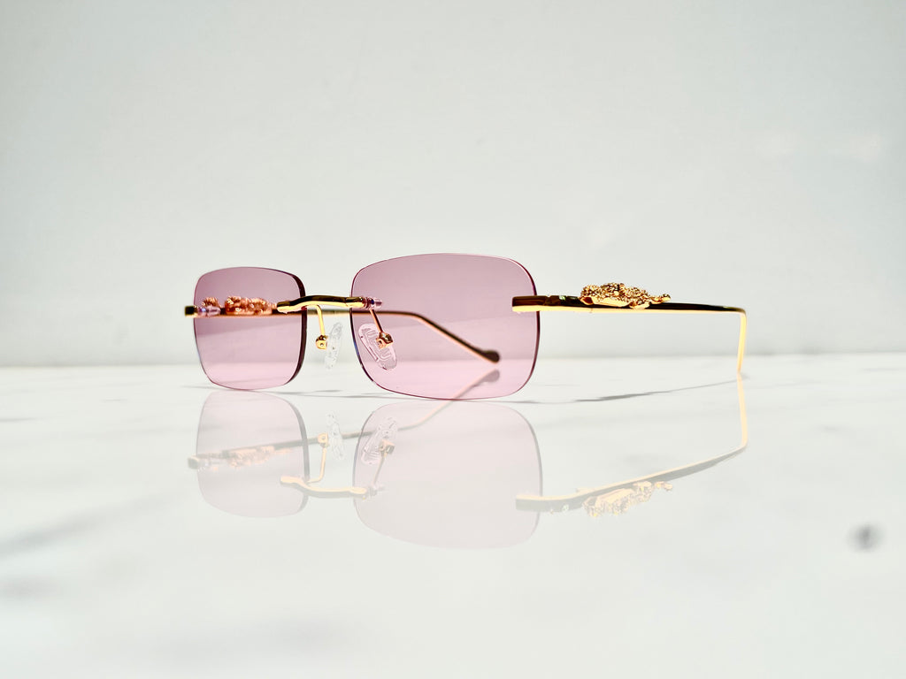 Bonano Giaguaro Gold Sunglasses Frame