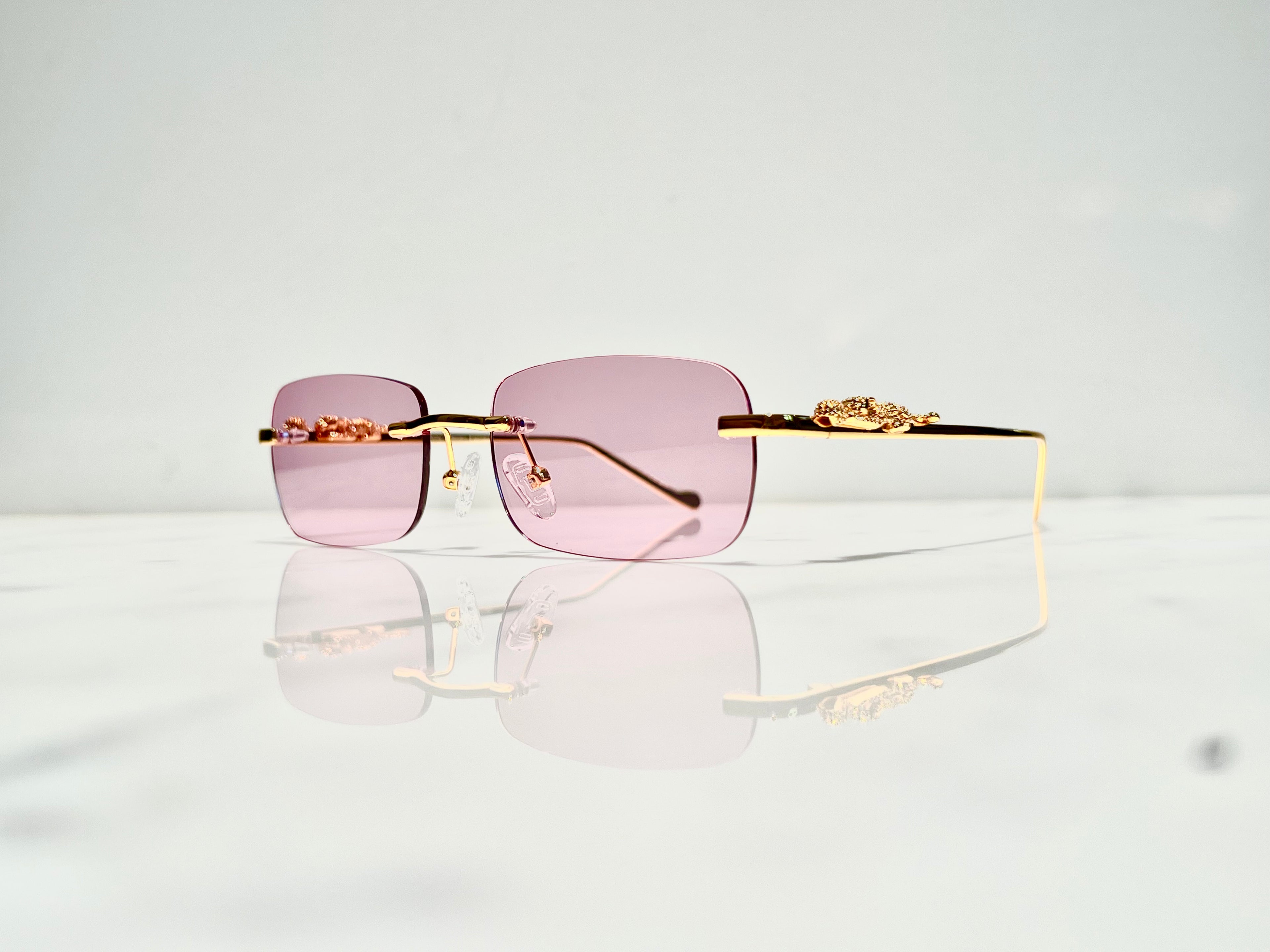 Bonano Giaguaro Gold Sunglasses Frame