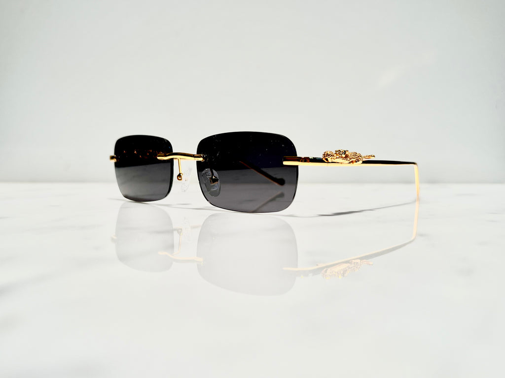 Bonano Giaguaro Gold Sunglasses Frame