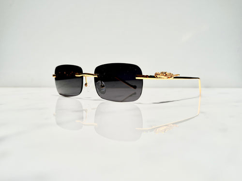 Bonano Giaguaro Gold Sunglasses Frame