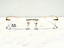 Load image into Gallery viewer, Bonano Calabria Gold Eyeglasses Frame
