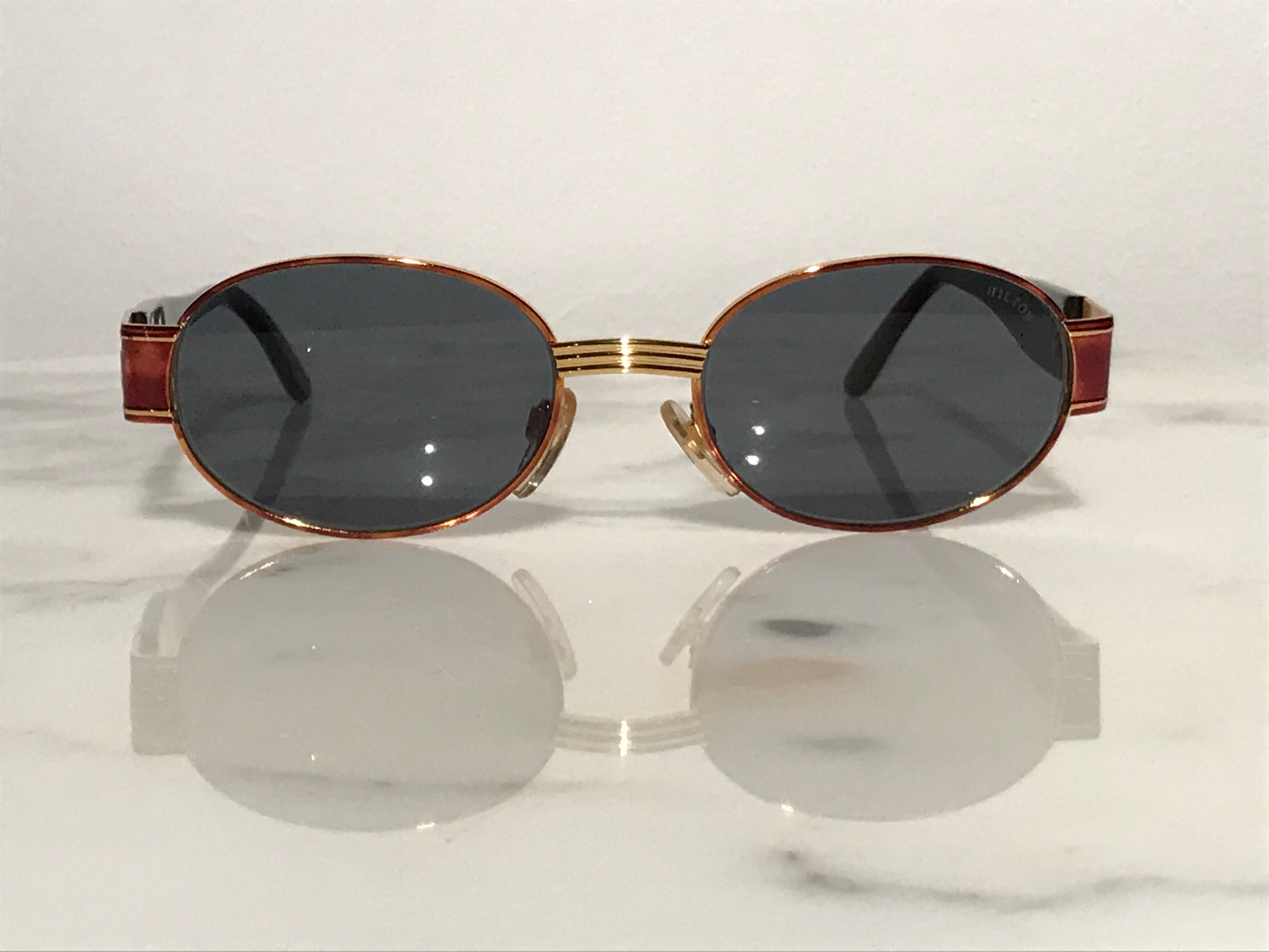 Hilton Picadilly Vintage Gold Sunglasses - Braglia