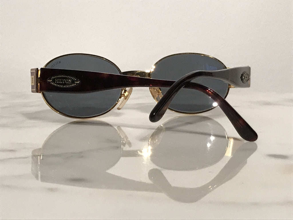 Hilton Picadilly Vintage Gold Sunglasses - Braglia