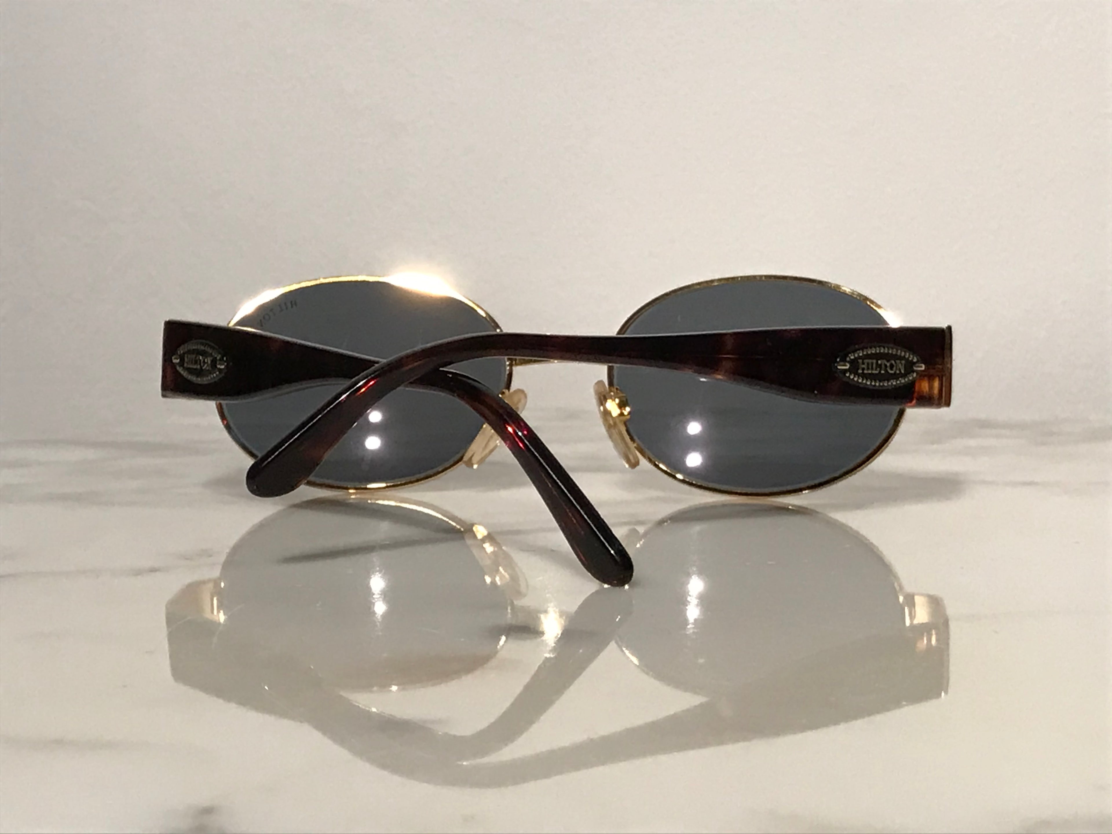Hilton Picadilly Vintage Gold Sunglasses - Braglia