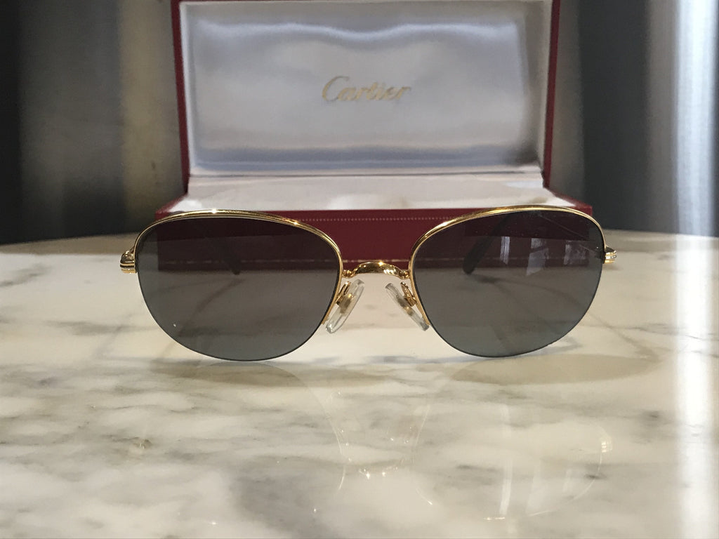 Cartier Montaigne 22k Vintage Sunglasses - Braglia