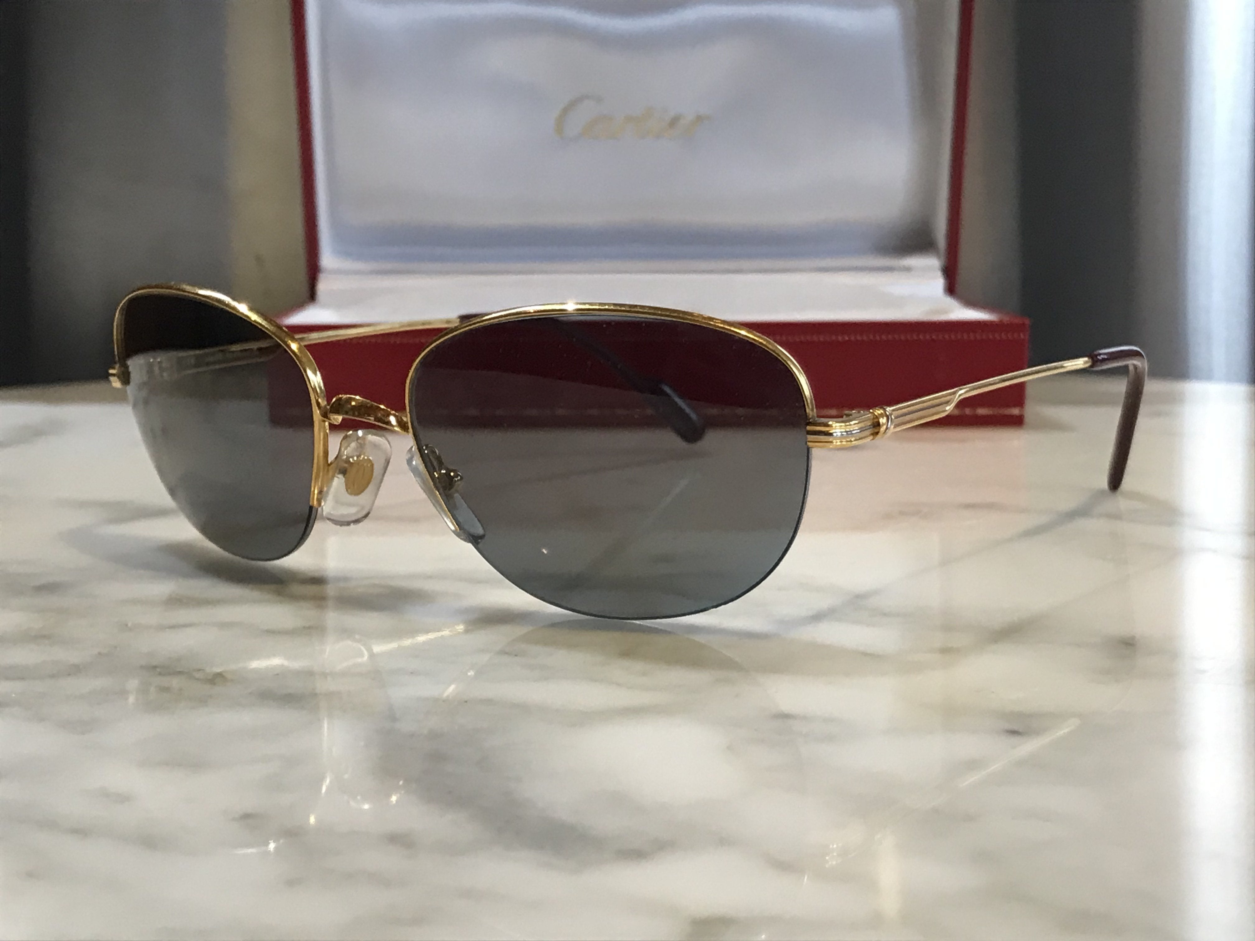 Cartier Montaigne 22k Vintage Sunglasses – Bonano Inc