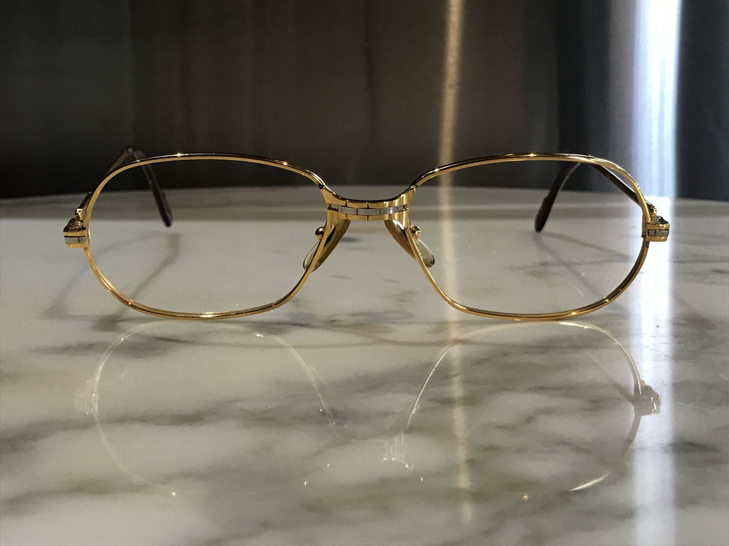 Cartier 22k Gold Panthere P.M Sunglasses Glasses - Braglia