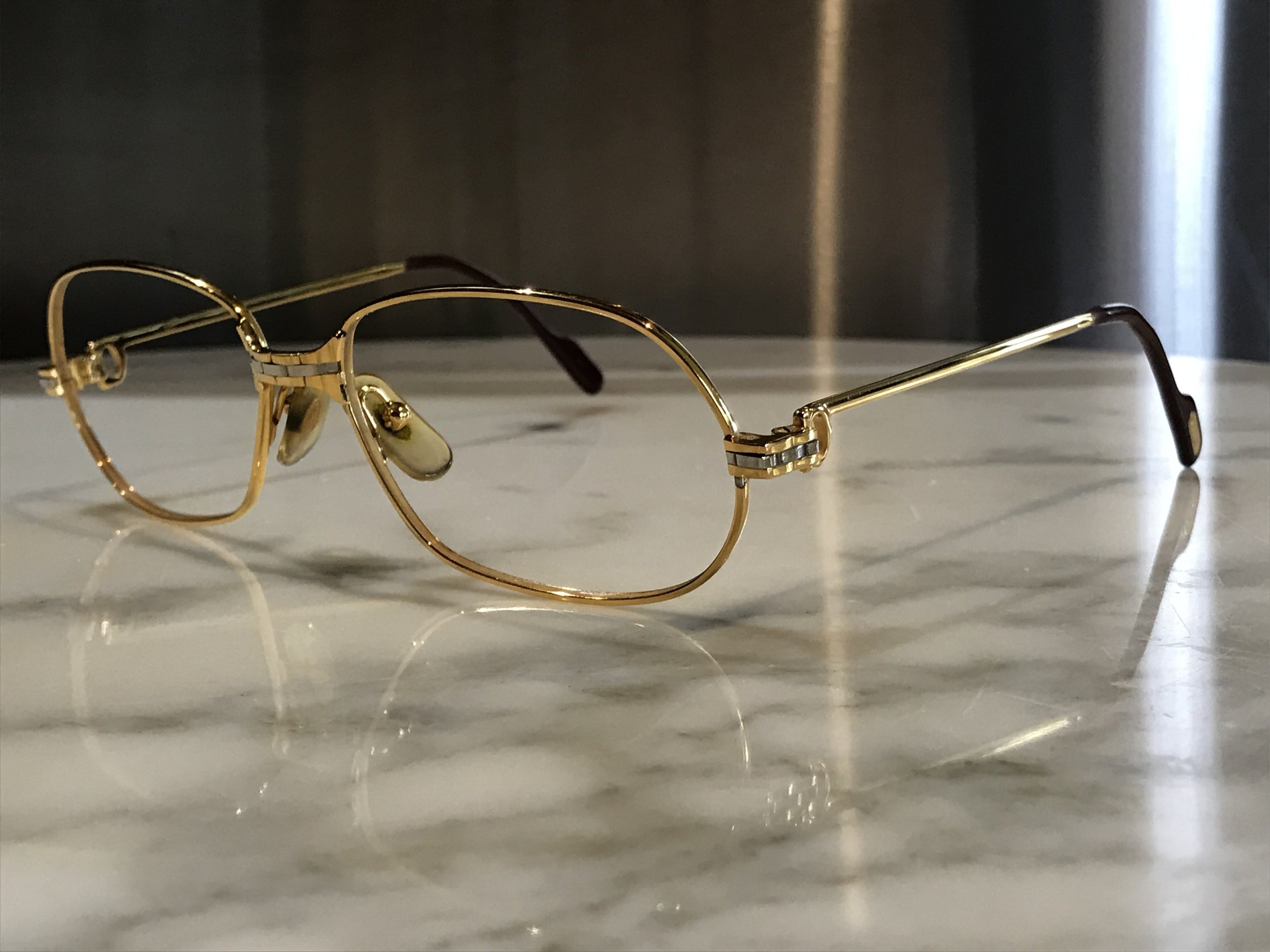 Cartier 22k Gold Panthere P.M Sunglasses Glasses - Braglia