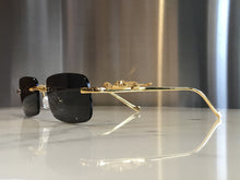 Load image into Gallery viewer, Rimless Occhi Di Tigre Gold Sunglasses Frames - Braglia
