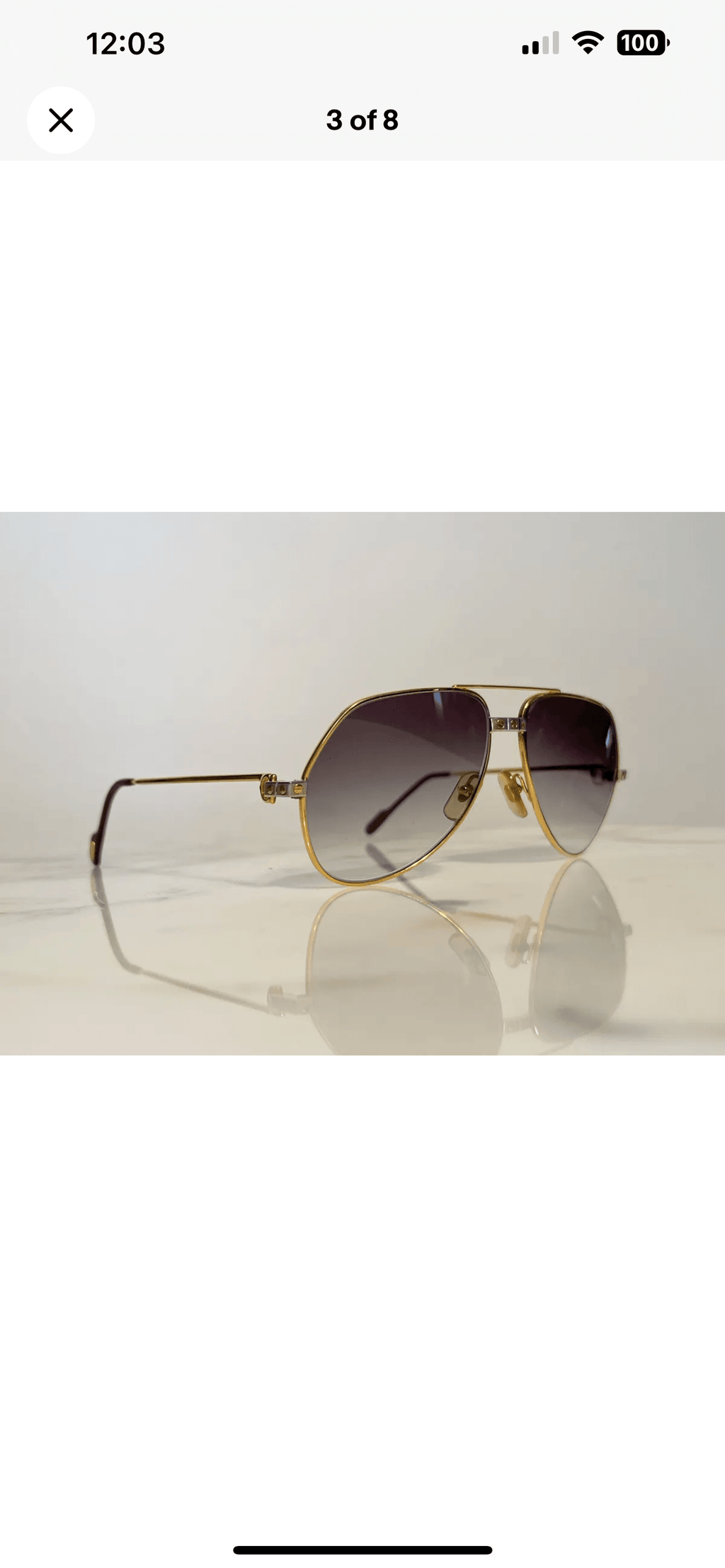 Cartier Santos Sunglasses Glasses Frames