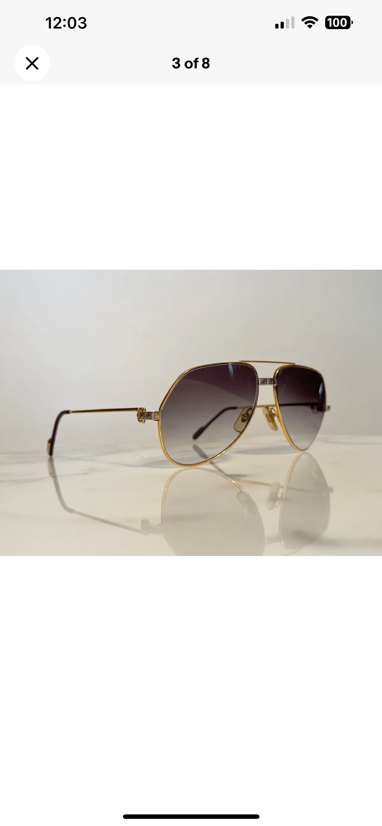 Cartier Santos Sunglasses Glasses Frames