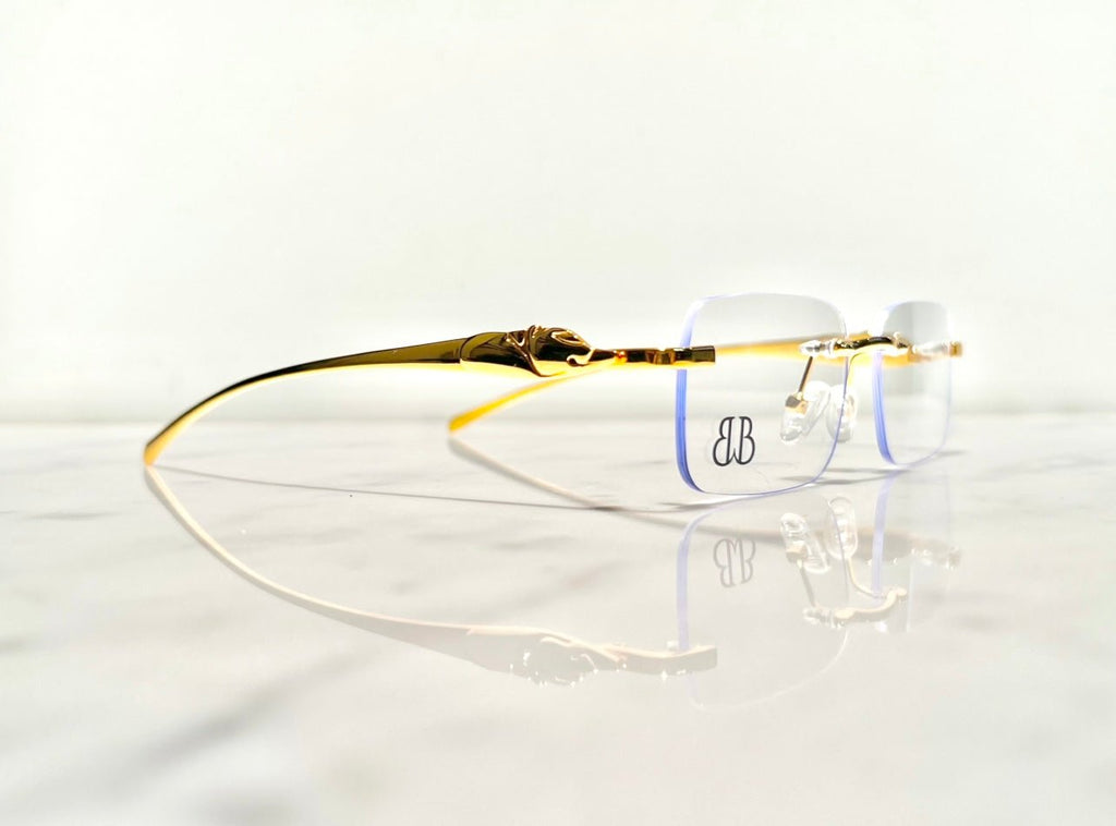 Bonano Calabria Gold Eyeglasses Frame