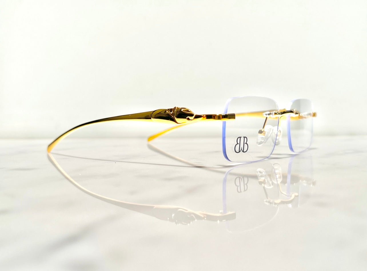 Bonano Calabria Gold Eyeglasses Frame