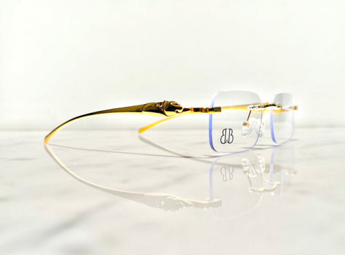 Bonano Calabria Gold Eyeglasses Frame