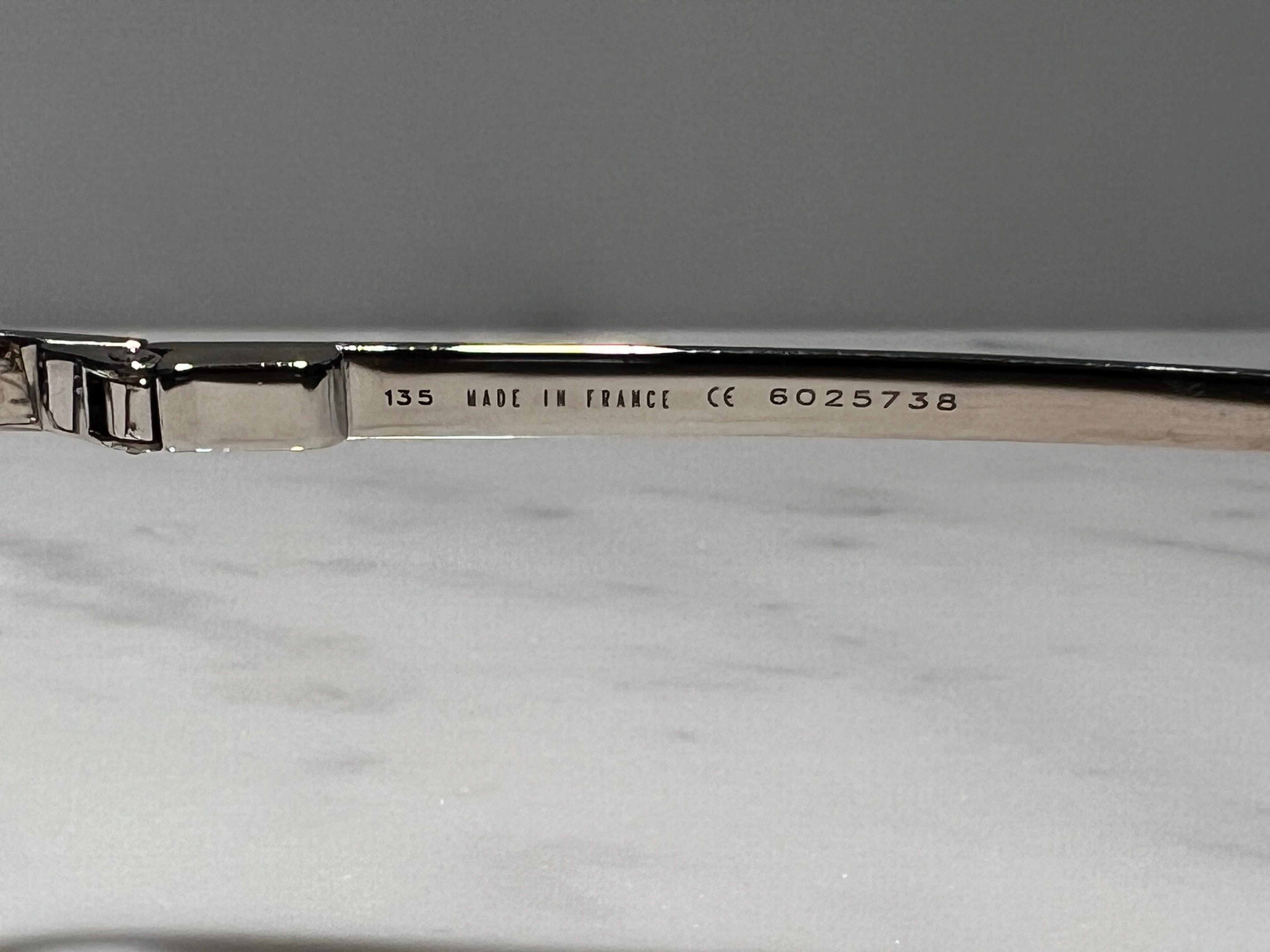 Cartier Santos Dumont Wire Platinum Sunglasses Glasses