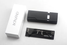 Load image into Gallery viewer, Bonano Venician White Gold Rimless Eyeglasses Frame
