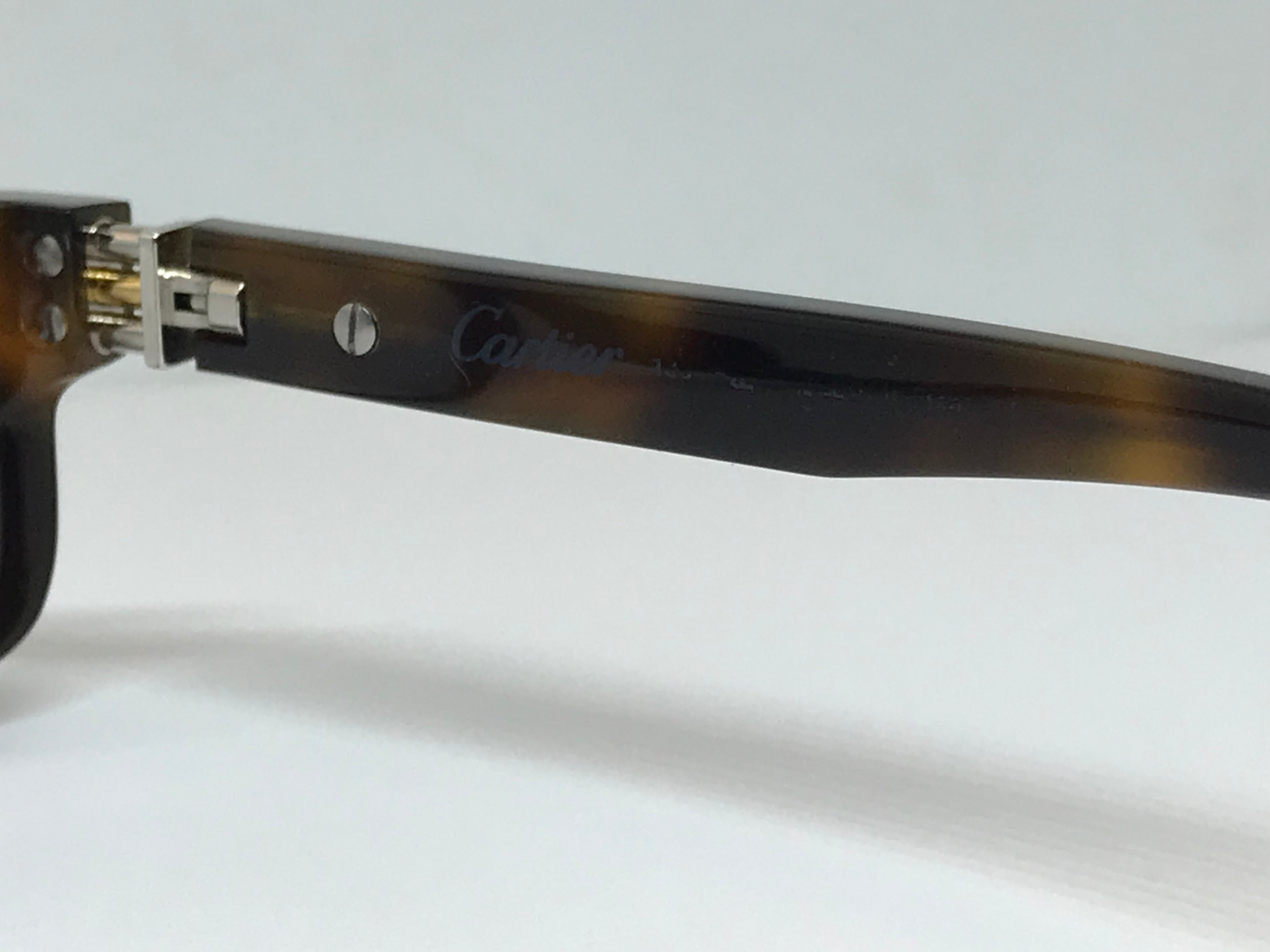 Cartier Duke Vintage Glasses Sunglasses Frames Gold Platinum - Braglia
