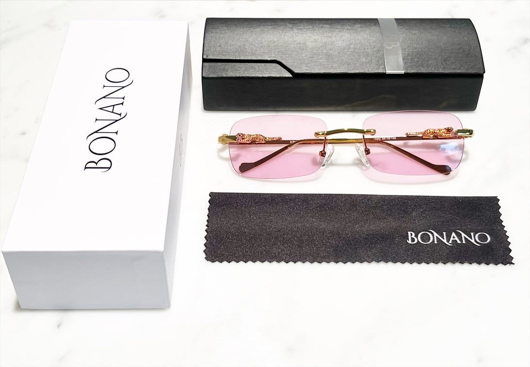 Bonano Giaguaro Gold Sunglasses Frame