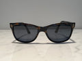 Cartier Duke Square Vintage Glasses Sunglasses Frames Horn Woods Platinum