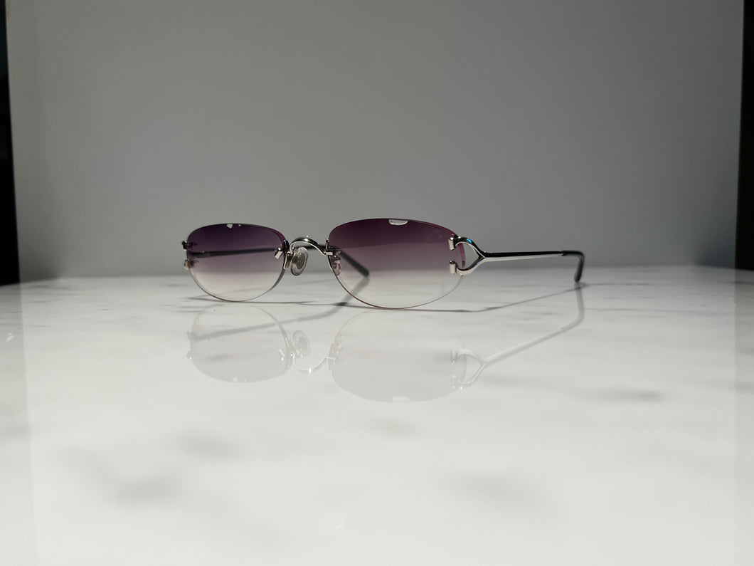 Cartier C’Decor Scala Wire Platinum Sunglasses Glasses