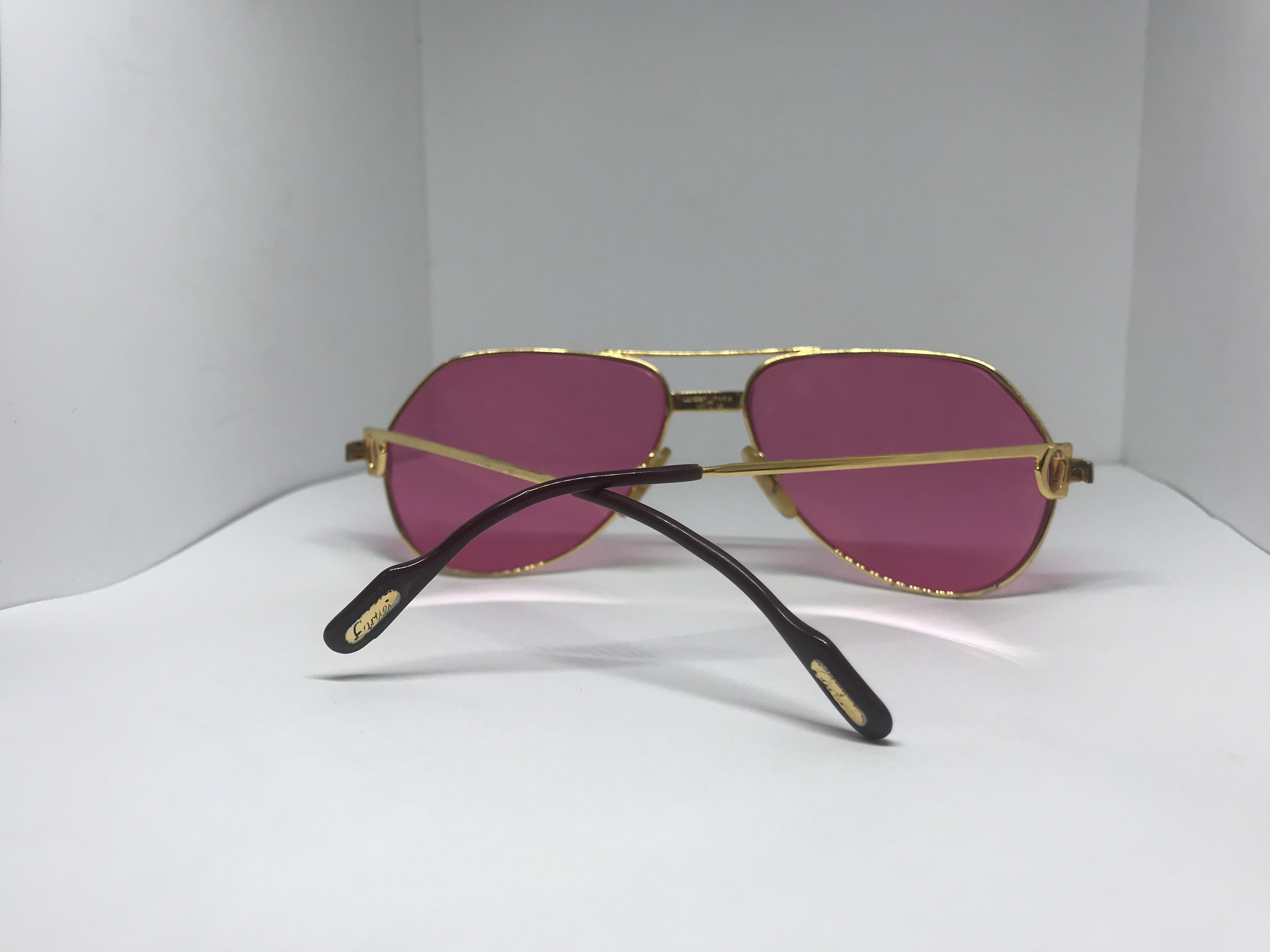 Cartier Santos Gold Diamond Sunglasses - Braglia