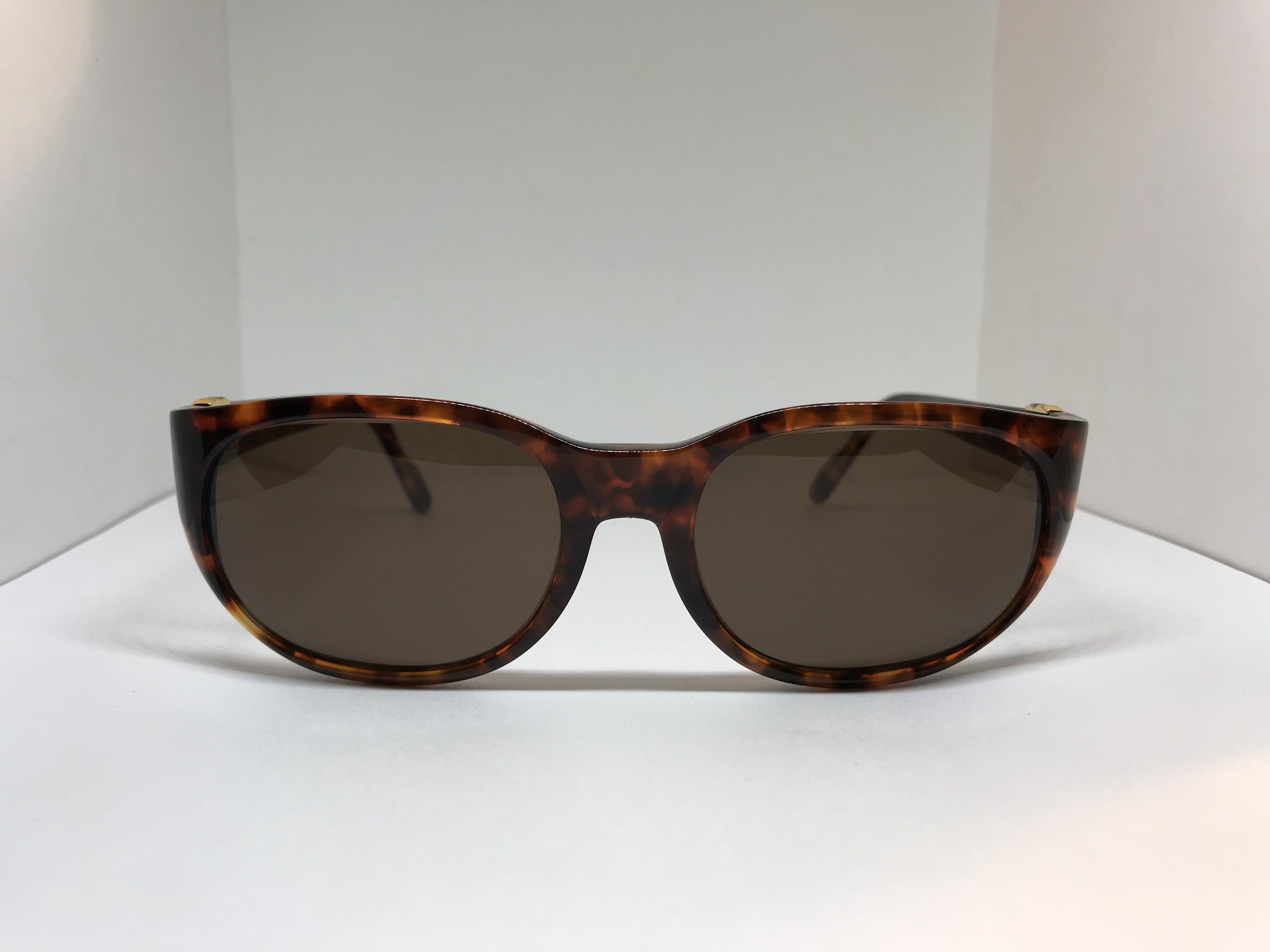 Cartier Tortoise Gold Platinum Vintage Sunglasses Glasses Eyeglasses - Braglia
