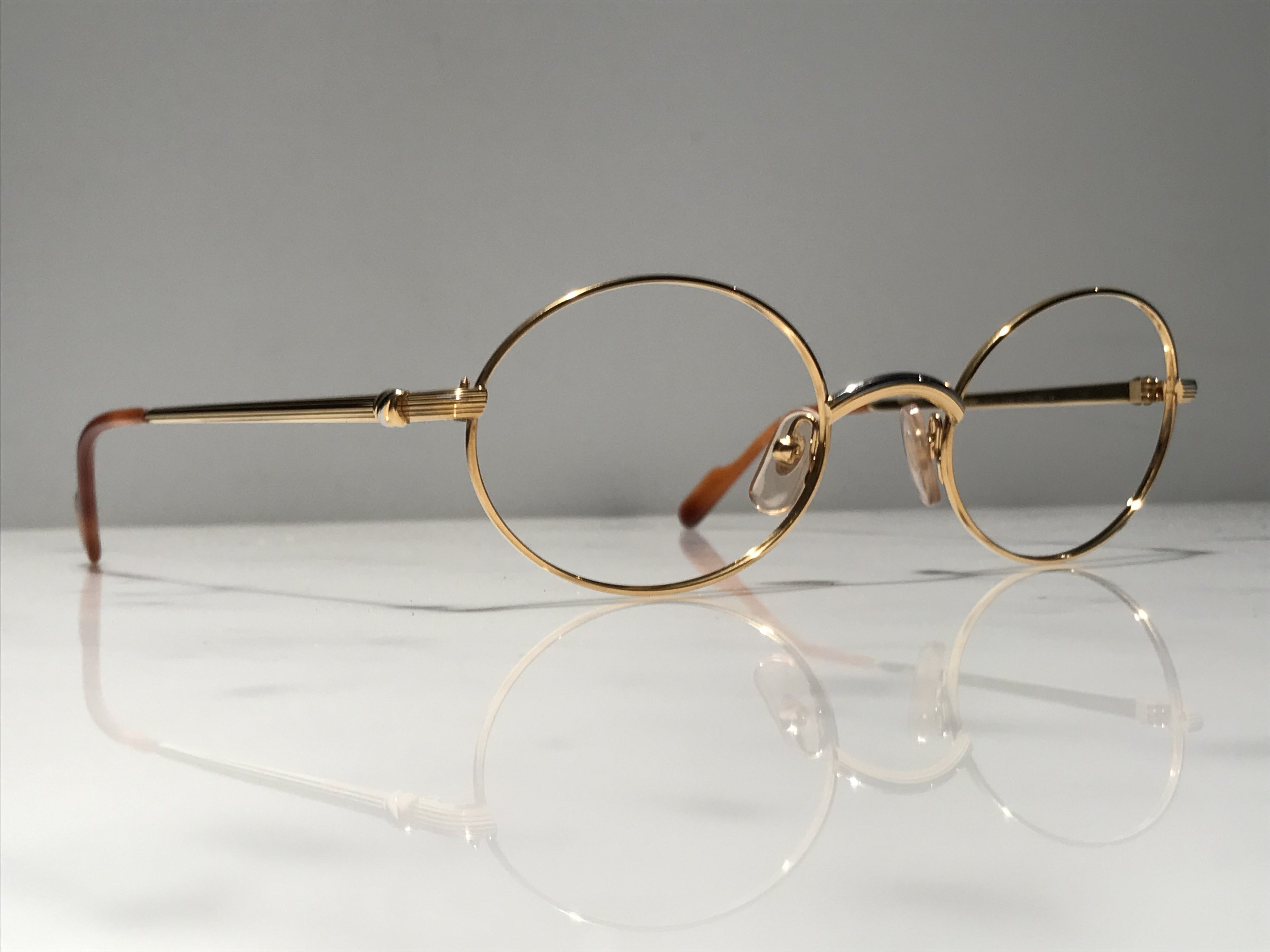 Cartier Sorbonne 22k Gold Glasses Sunglasses