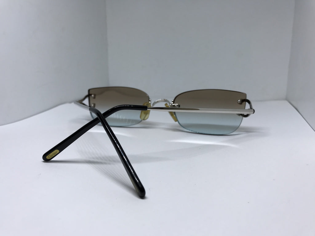 Cartier Vintage Scala Platinum Sunglasses Frame - Braglia