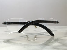 Load image into Gallery viewer, Cartier Platinum Buffalo Horn Rimless Glasses Sunglasses - Braglia
