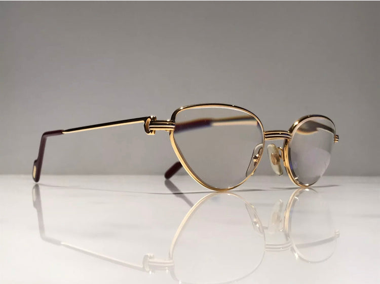 Cartier Rivoli Gold Glasses Sunglasses