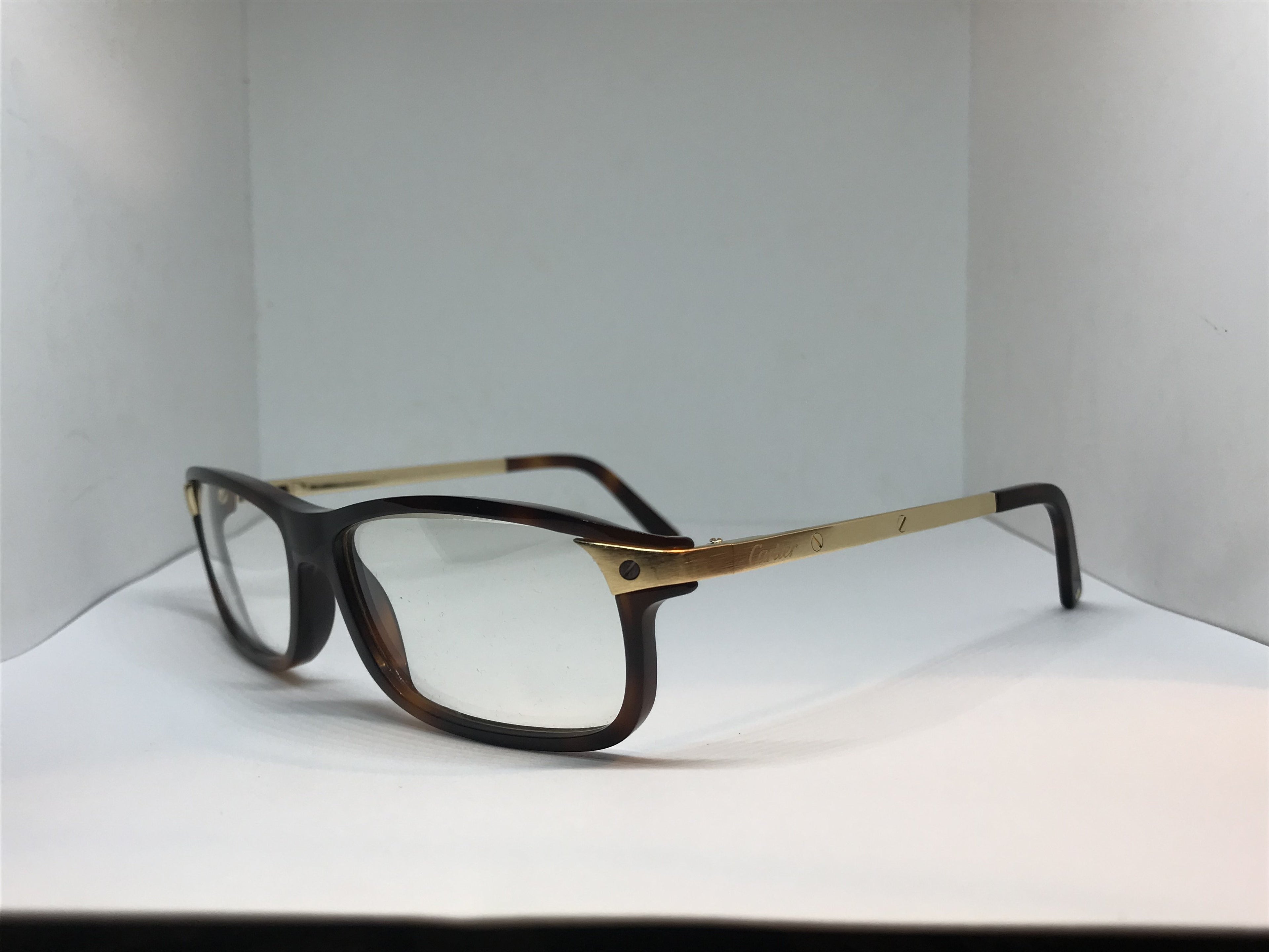 Cartier Santos Gold Vintage Glasses - Braglia