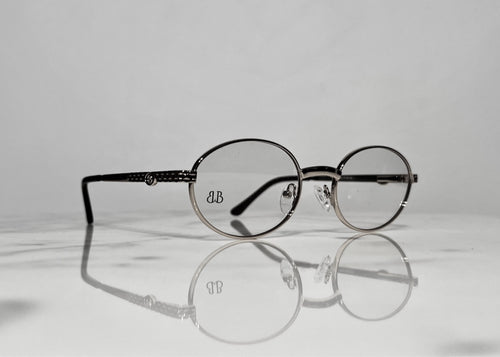Bonano Portofino White Gold Eyeglasses Frame