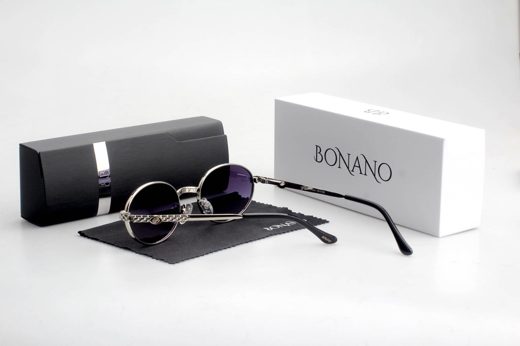 Bonano Portofino White Gold Sunglasses Frame